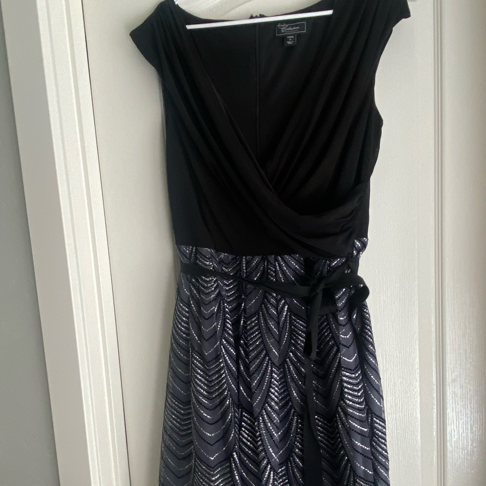 Beautiful Blk / Slvr Dress